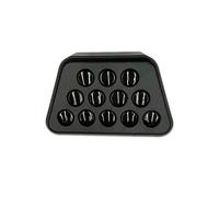 SYLTER Rear Brake Light LED F1 Style Brake Light Universal Car Rear Driving Fog Pilot Lights Tail Third Lamp For SUV JDM BBA 12V(Black)