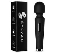 Sylvan Massager - Powerful Wand Massager with Memory Adjustment 3 Speeds, 7 Modes, Waterproof, USB Rechargeable, Silicone, Quiet, Muscle Soreness, Pain Recovery, Color