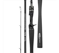 SylvanFlux Carbon Fiber Lure Fishing Rod, M Action Universal Spinning & Casting Rod, High Sensitivity Lightweight Rod for Freshwater & Saltwater (Spinning, Centimetres, 180, Medium)