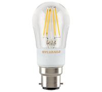 Sylvania 0027249 Toledo Retro Dimmable Ball LED Lamp, Glass, Home Light, B22, 4.5 watts