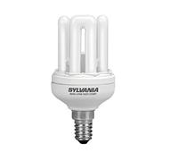 6x 11W (=50W) Sylvania CFL Mini Stick 2700K Low Energy Light Bulbs SES E14 Lamp [EEK: A]