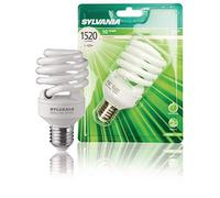Sylvania 0035201 23 Watt E27 Spiral CFL Energy Saver Light Bulb Eqv to 105 Watt 1700K Warm White