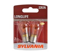 SYLVANIA - 2357A Long Life Miniature - Amber Bulb, Ideal for Park and Turn Lights (Contains 2 Bulbs)