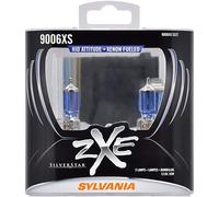 SYLVANIA - 9006XS (HB4A) SilverStar zXe High Performance Halogen Headlight Bulb - Bright White Light Output, HID Attitude, Xenon Fueled Technology (Contains 2 Bulbs)