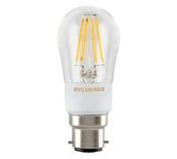 Sylvania B22 4W 450Lm Globe Led Dimmable Filament Light Bulb