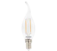 Sylvania Bent Tipped Retro LED Candle 2.5W (25W eq.) SES Clear 2700K