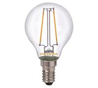Sylvania E14 2W 250Lm Round Led Filament Light Bulb