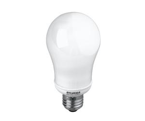 Sylvania E27 Edison Screw 11 Watt GLS CFL Compact Fluorescent Energy Saving Bulb, White