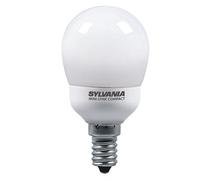Sylvania Energy Saving Ball 6,000 Hour 9w (40w Equivalent) SES / E14 / Small Edison Screw Cap Warmwhite