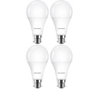 SYLVANIA GLS Frosted LED Light Bulb, B22, 14W, 1521 Lumens, Warm White 2700K - 4 Pack