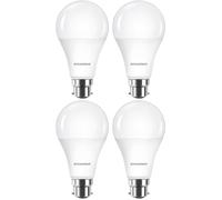 SYLVANIA GLS Frosted LED Light Bulbs, B22, 8W, 806 Lumens, Warm White 2700K - 4 Pack