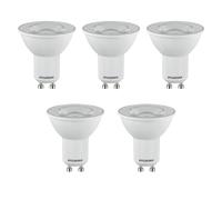 SYLVANIA GU10 LED Light Bulbs, 4.2W, 345 Lumens, 50W Equivalent, Neutral White 4000K - 5 Pack