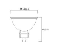 Sylvania GU5.3 4.6W 4000K 36° 425lm reflector LED bulb