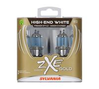SYLVANIA - H13 (9008) SilverStar zXe GOLD High Performance Halogen Headlight Bulb - Bright White Light Output, Best HID Alternative, Xenon Charged Technology (Contains 2 Bulbs)
