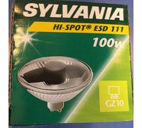 SYLVANIA Halogen Lamp Hi-Spot ESD111 230V 100W GZ10 10° Sp Warm White Dimmable [EEK: G]