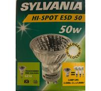 Sylvania Halogen Lamp Hi-Spot ESD50 230V 50W GZ10 25° Cool Beam Lamp Dim