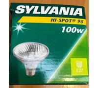 SYLVANIA Hi-Spot 95 100W Halogen E27 Flood 10° Warm White Dimmer Longlife 3000h [EEK: G]