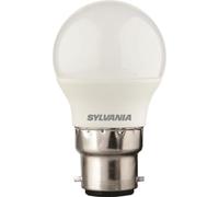 SYLVANIA LED 45mm Round 2.5W (25W Eq.) B22d Opal 2700K
