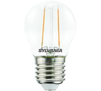 SYLVANIA LED 45mm Round 2.5W (25W eq.) E27 Clear Very Warm White
