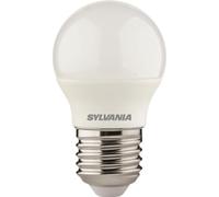 Sylvania LED 45mm Round 2.5W (25W Eq.) E27 Opal 2700K