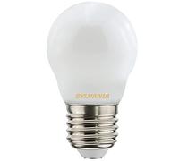 Sylvania LED 45mm Round 4.5W ES Frosted Very Warm White Dimmable