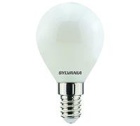 SYLVANIA LED 45mm Round 4.5W SES Opal Cool White Dimmable