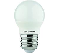 Sylvania LED 45mm Round 6.5W (60W) ES Opal Daylight
