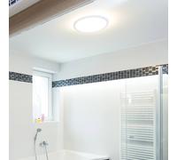 Sylvania LED ceiling lamp SylRadiance, Ø 40 cm white PMMA IP54