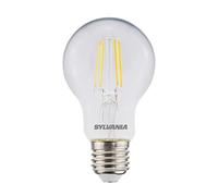 SYLVANIA LED Light Bulb, E27 Socket, 470 Lumen, Homelight (2700 Kelvin), 4.5 Watt Power, 15,000 Hour Life, 60 mm Diameter, 108 mm Length, Clear Bulb Piston, Pack of 1
