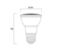 Sylvania LED reflector bulb E27 7.2W PAR20 3,000K dimmable 36° 540lm
