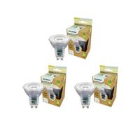 SYLVANIA Platinum Dimmable RefLED Retro GU10 Ultra-Efficient Neutral White 2.2W B-Class LED Bulb - 3 Pack