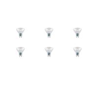 SYLVANIA RefLED Platinum RT LED GU10 Spotlight Bulb 350 Lumens Dimmable Clear [0030372] - Pack of 6