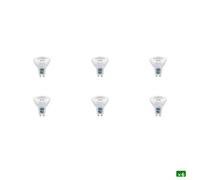 Sylvania Refled Platinum Rt Led Gu10 Spotlight Bulb 350 Lumens Dimmable Clear - Pack Of 6