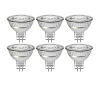 SYLVANIA RefLED Superia RT MR16 LED MR16 Spotlight Bulb 5.8W (40W Equivalent) 460 Lumens Warm White 3000K Dimmable Clear - Pack of 6