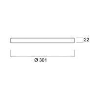 Sylvania Ring aperture for Start 5in1, matt black, Ø 30.1 cm