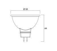 Sylvania SUPERIA RETRO GU5.3 MR16 4.6W 830 460lm 36° LED bulb