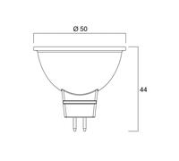 Sylvania SUPERIA RETRO GU5.3 MR16 LED bulb, 4.6W, 840, 480lm, 36°