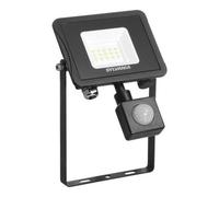 Sylvania SylFlood Black 10.5W LED Outdoor Floodlight - Size: 5.2 x 12.5 x 19cm - Wilko