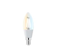 SYLVANIA SylSmart E14 Smart LED Candle Bulb - Tuneable White Retro Fit - Dimmable Smart Light for Alexa, Google & Apple HomeKit - 2000K-6500K, Voice & App Control