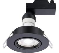 SYLVANIA SylSpot Recessed LED Spotlight Kit - Neutral White (4000K) - 4.5W Black Downlights - Energy Efficient, Long Life - 3 Pack