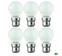 SYLVANIA Toledo Ball LED Light Bulb B22 250 Lumens Warm White 2700K - Pack of 6
