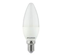 Sylvania Toledo Candle Led Candle Light Bulb E14 470 Lumens Warm White 2700K - Pack Of 4