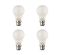 Sylvania Toledo Gls Warm White B22 8W Non-Dimmable Led Bulb - 4 Pack