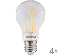 Sylvania Toledo Retro Gls Warm White E27 7W Led Bulb - 4 Pack