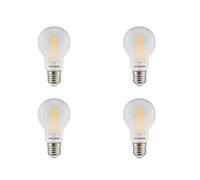 Sylvania Toledo Rt Gls Led Filament Light Bulb E27 806 Lumens Warm White 2700K - Pack Of 4