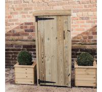 sylvania wooden garden tall bin store in natural