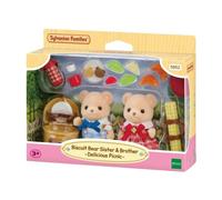 Sylvanian Families - Biscuit Bear Sister & Brother - Delicious Picnic - Dollhouse Playsets 5852