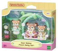 Sylvanian Deer Babies Floral Swing Set