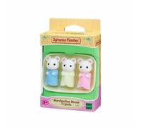 Sylvanian Families 5337 Marshmallow Mouse Triplets, dollhouse playsets