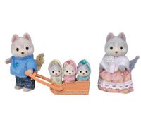 Sylvanian Families 5636 Husky Family - Dollhouse Playsets Multicolor, 3 x 3.5 x